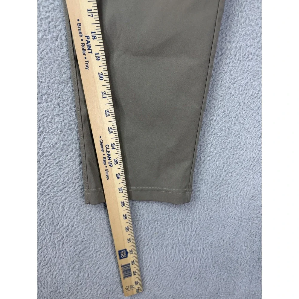 Public Rec Pants Mens 34x30 Beige Slim Fit Microfiber Chino Casual Travel Mens